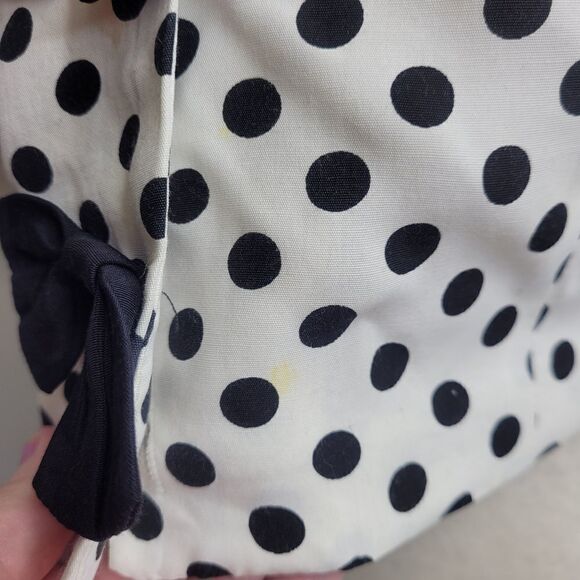 VINTAGE 80s set polka-dot high waist‎ shorts and crop top S - Picture 3 of 15